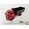 Image 2 : Pressed Steel Toy Dump Truck : Lincoln (Re-Painted) (6-1/4"H x 5-1/2"W x 15"L)