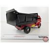Image 6 : Pressed Steel Toy Dump Truck : Lincoln (Re-Painted) (6-1/4"H x 5-1/2"W x 15"L)