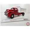Image 1 : Pressed Steel Toy Dump Truck : Lincoln (Re-Painted) (6"H x 5-1/2"W x 16"L)