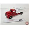Image 2 : Pressed Steel Toy Dump Truck : Lincoln (Re-Painted) (6"H x 5-1/2"W x 16"L)
