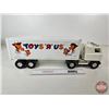 Image 6 : Pressed Steel Toy Semi Truck & Trailer : Toys R Us (ERTL) (7-1/4"H x 5-1/4"W x 22"L)