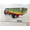 Image 11 : Pressed Steel Toy Stake Truck : Marx (5-1/2"H x 6-1/4"W x 18"L)