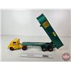 Image 10 : Pressed Steel Toy Truck & Dump Trailer : Structo (Truck is Re-Painted) (5-3/4"H x 5-1/2"W x 21"L)