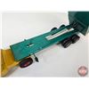 Image 11 : Pressed Steel Toy Truck & Dump Trailer : Structo (Truck is Re-Painted) (5-3/4"H x 5-1/2"W x 21"L)