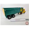 Image 6 : Pressed Steel Toy Truck & Dump Trailer : Structo (Truck is Re-Painted) (5-3/4"H x 5-1/2"W x 21"L)