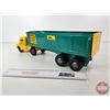 Image 8 : Pressed Steel Toy Truck & Dump Trailer : Structo (Truck is Re-Painted) (5-3/4"H x 5-1/2"W x 21"L)