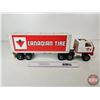 Image 6 : Pressed Steel Toy Semi Truck & Trailer : Canadian Tire (Tonka) (6-3/4"H x 4"W x 21-1/2"L)