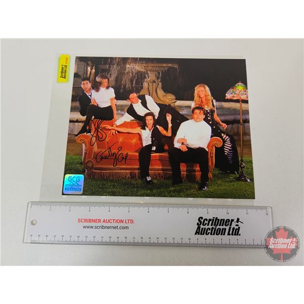 Autograph 8 x 10 Photo : Jennifer Aniston & Courtney Cox - Friends (Certified : GCG)