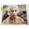 Image 2 : Autograph 8 x 10 Photos (2) : Game of Thrones - Jason Momoa & Emilia Clarke - Emilia Clarke (Certifi