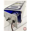 Image 9 : Light Up Sign : "On Air" (Cobalt Blue Glass) (4-1/2"H x 12-1/2"W x 3-1/4"D)