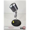 Image 10 : Shure Brothers Inc. Unidyne Dynamic Microphone : Model 55S (On Base) (11-1/2"H)