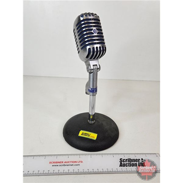 Shure Brothers Inc. Unidyne Dynamic Microphone : Model 55S (On Base) (11-1/2"H)