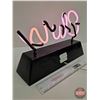 Image 10 : Neon Sign : "Elvis" (Hand Made in California) (11-1/2"H x 17"W x 5-1/4"D)