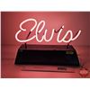 Image 3 : Neon Sign : "Elvis" (Hand Made in California) (11-1/2"H x 17"W x 5-1/4"D)