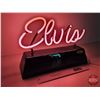 Image 5 : Neon Sign : "Elvis" (Hand Made in California) (11-1/2"H x 17"W x 5-1/4"D)