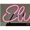 Image 7 : Neon Sign : "Elvis" (Hand Made in California) (11-1/2"H x 17"W x 5-1/4"D)