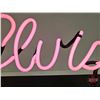 Image 8 : Neon Sign : "Elvis" (Hand Made in California) (11-1/2"H x 17"W x 5-1/4"D)