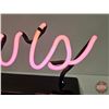 Image 9 : Neon Sign : "Elvis" (Hand Made in California) (11-1/2"H x 17"W x 5-1/4"D)