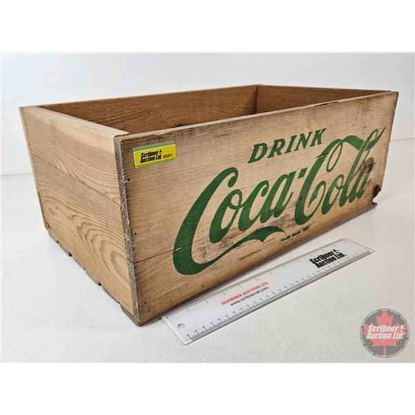 Coca-Cola Crate (Cedar Bottom) (8"H x 20"W x 12-1/4"D)