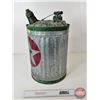Image 3 : Galvanized Fuel Can : Texaco Stencil (18-3/4"H)