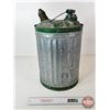 Image 4 : Galvanized Fuel Can : Texaco Stencil (18-3/4"H)