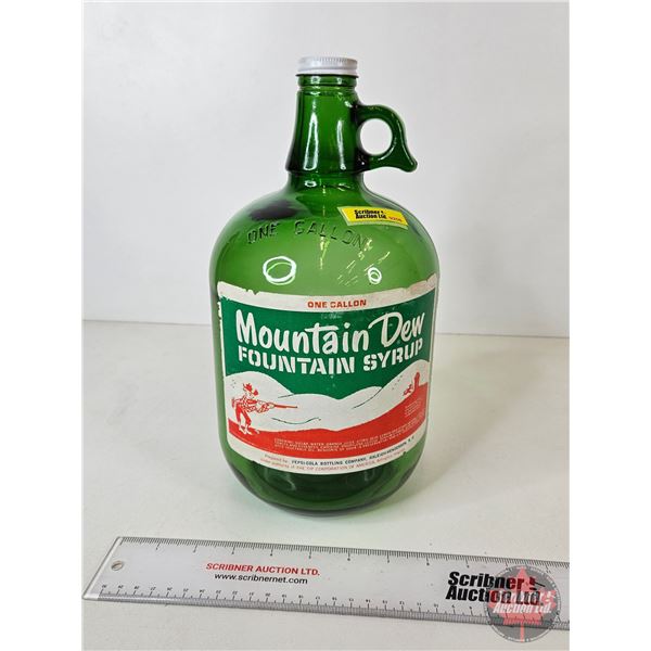 Mountain Dew Fountain Syrup 1 Gal Jug (12"H)