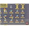 Image 7 : Pepsi Goodwill Games Collector Pin Set : Seattle 1990 (Glass Framed) (19"H x 25"W)