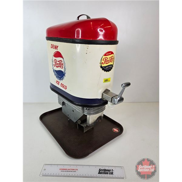 Pepsi-Cola Boat Motor Dispenser (22-1/2"H x 9"W x 20-1/2"D)