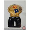 Image 3 : Shell License Plate Topper (5-1/4"H x 3-1/4"W)