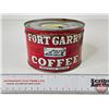 Image 1 : Hudsons Bay Co. Fort Garry Coffee Tin  (3-1/2"H x 5"Dia)