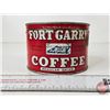 Image 2 : Hudsons Bay Co. Fort Garry Coffee Tin  (3-1/2"H x 5"Dia)