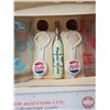 Image 6 : Pepsi-Cola Hospitality Set : Incl. - (4) Glasses - Coasters - Bottle Opener - (2) Resealable Caps