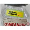 Image 8 : Hudsons Bay Co. Companion Coffee Glass Jar (Paper Label) (7-1/2"H)