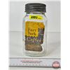 Image 2 : Hudsons Bay Co. Fort York Coffee Glass Jar (Paper Label) (7-1/2"H)