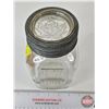 Image 7 : Hudsons Bay Co. Fort York Coffee Glass Jar (Paper Label) (7-1/2"H)