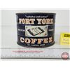 Image 2 : Hudsons Bay Co. Fort York Coffee Tin (3-3/4"H x 5"Dia)