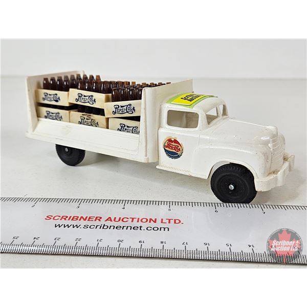 Pepsi-Cola Beverage Toy Truck : Marx (Plastic) (2-1/2"H x 2-3/4"W x 7-3/8"L)