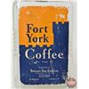 Image 3 : Hudsons Bay Co. Fort York Coffee Glass Jar (Paper Label) (7-1/2"H)