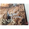 Image 6 : Autographed 8x10 Poster : Lord of the Rings w/ 6 Autographs (Certified : KB Authentics)
