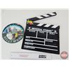 Image 1 : Collector Combo: - Hollywood Ceramic Plate Wall Hanging - Universal Studios Clap Board (11-1/4H x 12