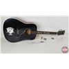 Image 1 : Gibson Dove Replica Guitar w/Kempo Karate & Elvis Presley Decals (42"L)