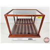 Image 1 : Countertop Display Case w/ Glass Sides and Top and Mirror Back (12-1/2H x 18"W x 13-3/4"D)