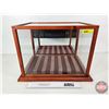 Image 2 : Countertop Display Case w/ Glass Sides and Top and Mirror Back (12-1/2H x 18"W x 13-3/4"D)