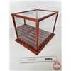 Image 3 : Countertop Display Case w/ Glass Sides and Top and Mirror Back (12-1/2H x 18"W x 13-3/4"D)