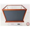 Image 5 : Countertop Display Case w/ Glass Sides and Top and Mirror Back (12-1/2H x 18"W x 13-3/4"D)