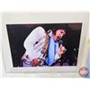 Image 3 : Original Late 70s Signature Concert Scarf in Blue with Photo