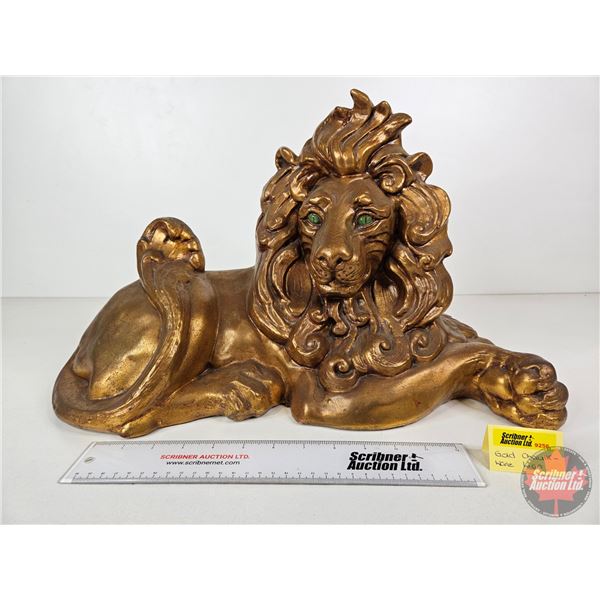 Original California Pottery Gold Lion 1970s by Kay Finch Freeman Mcfarlin  VERY FRAGILE  (Identical