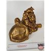 Image 3 : Original California Pottery Gold Lion 1970s by Kay Finch Freeman Mcfarlin  VERY FRAGILE  (Identical
