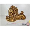 Image 6 : Original California Pottery Gold Lion 1970s by Kay Finch Freeman Mcfarlin  VERY FRAGILE  (Identical