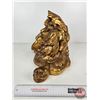 Image 8 : Original California Pottery Gold Lion 1970s by Kay Finch Freeman Mcfarlin  VERY FRAGILE  (Identical